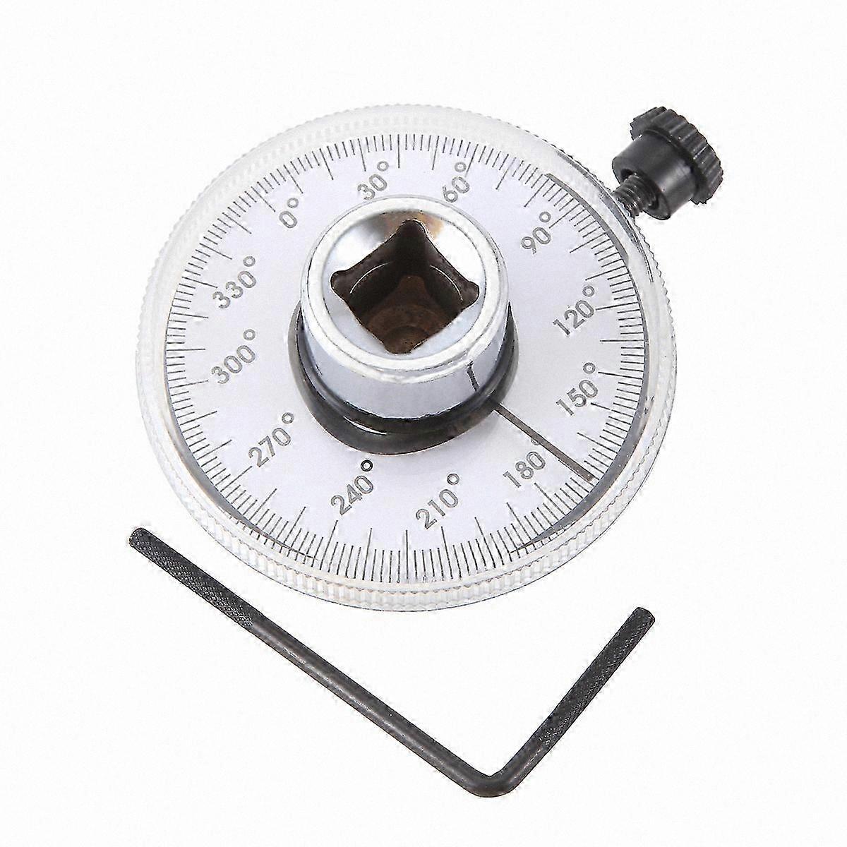 Torque Wrench with 1/2 Inch Drive and Angle Meter for Precise Measurements