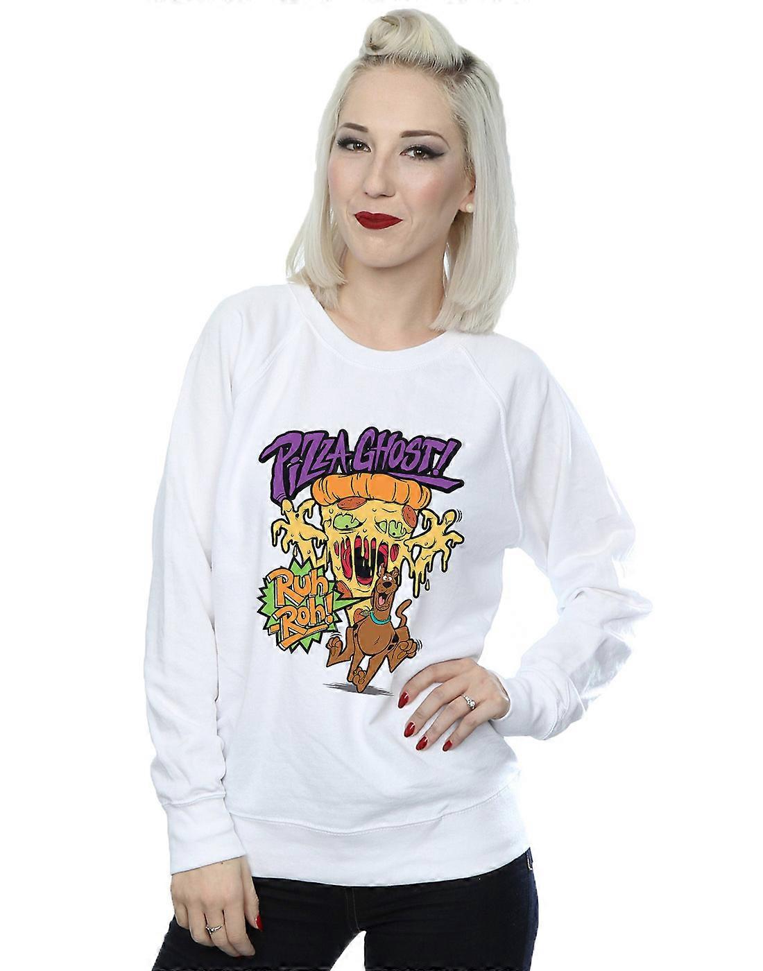 Scooby Doo Women's Pizza Ghost Sweatshirt