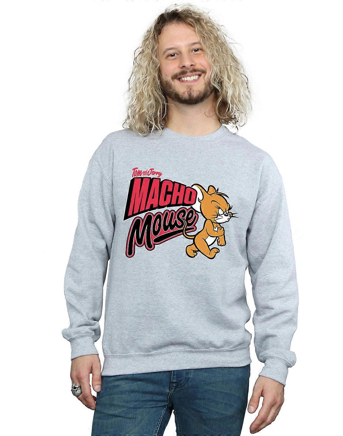 Tom And Jerry Men's Macho Mouse Sweatshirt