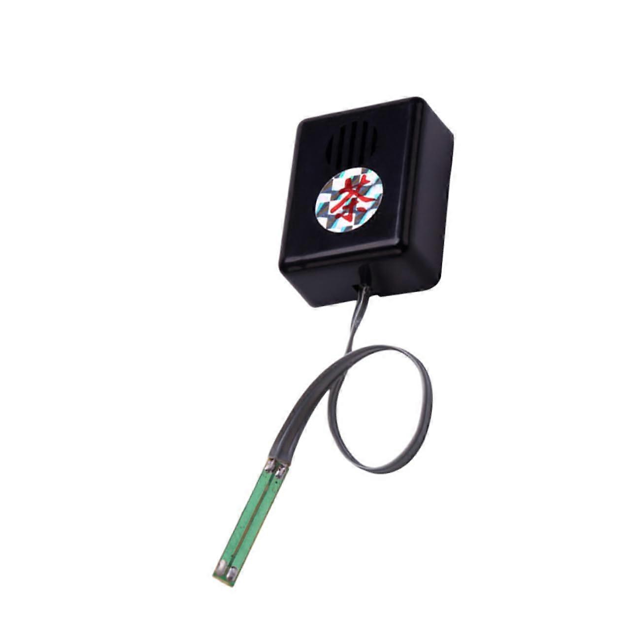 Battery Operated Water Leak Detector with Float Sensor for Tea Bucket Overflow, Easy Install, Black