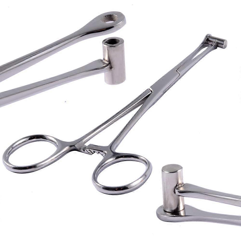Professional Stainless Steel Piercing Forceps for Ear and Tragus with Precise Control Autoclavable Design