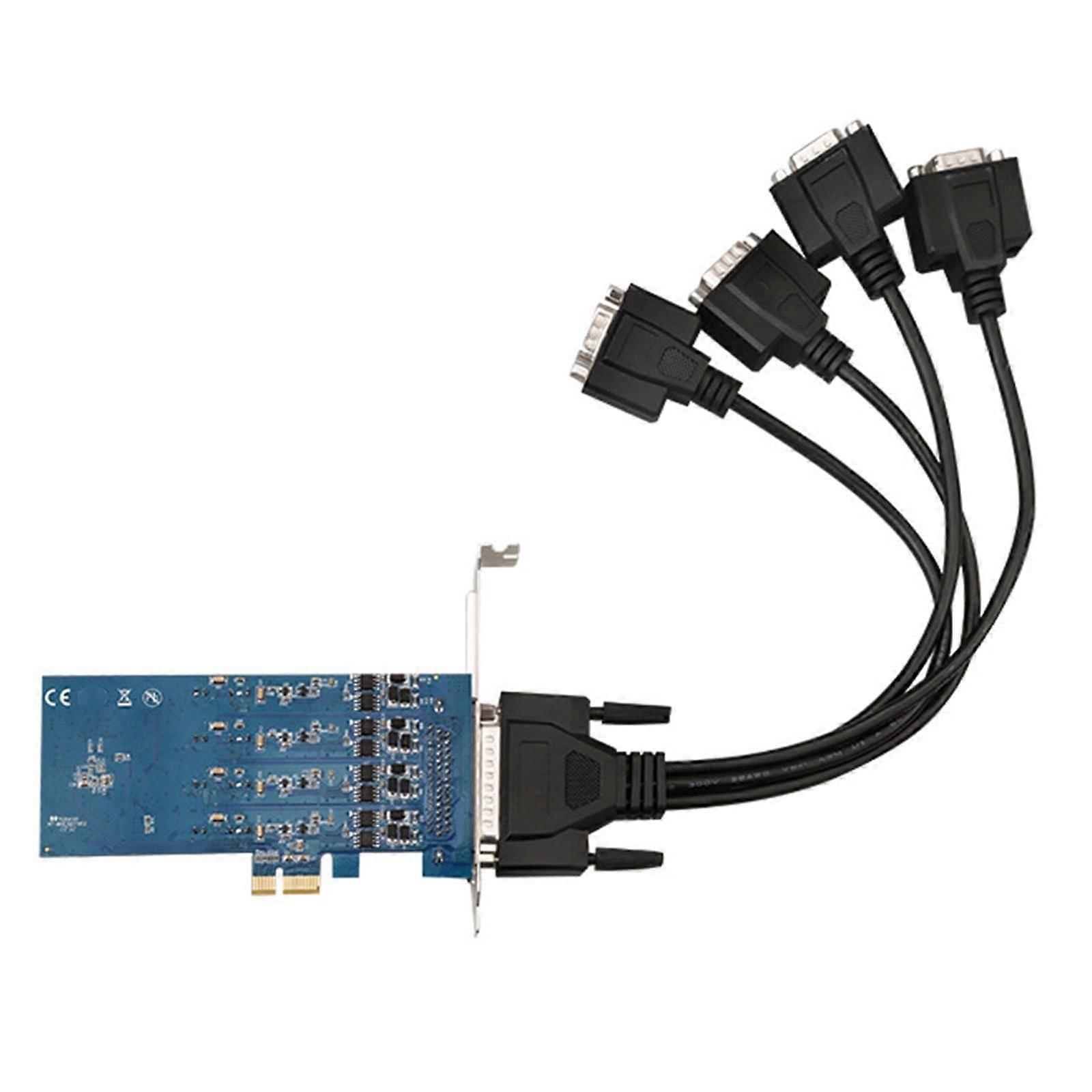 Industrial PCIe RS485 RS422 Card with DCDC Isolation Power for MultiDevice Full Duplex Communication