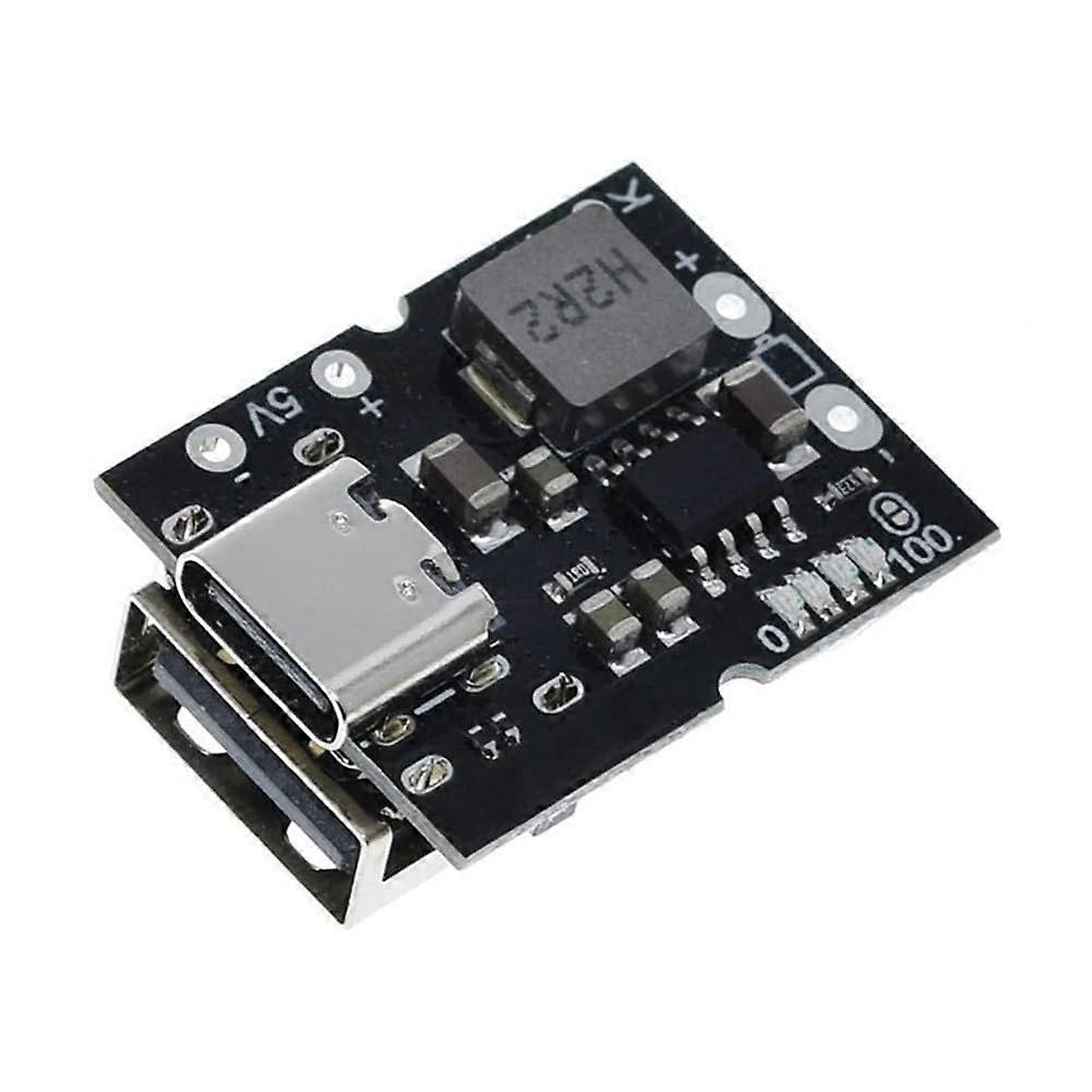 USB TypeC Boost Converter 5V 2A StepUp Power Module Lithium Battery Charger with Protection Board