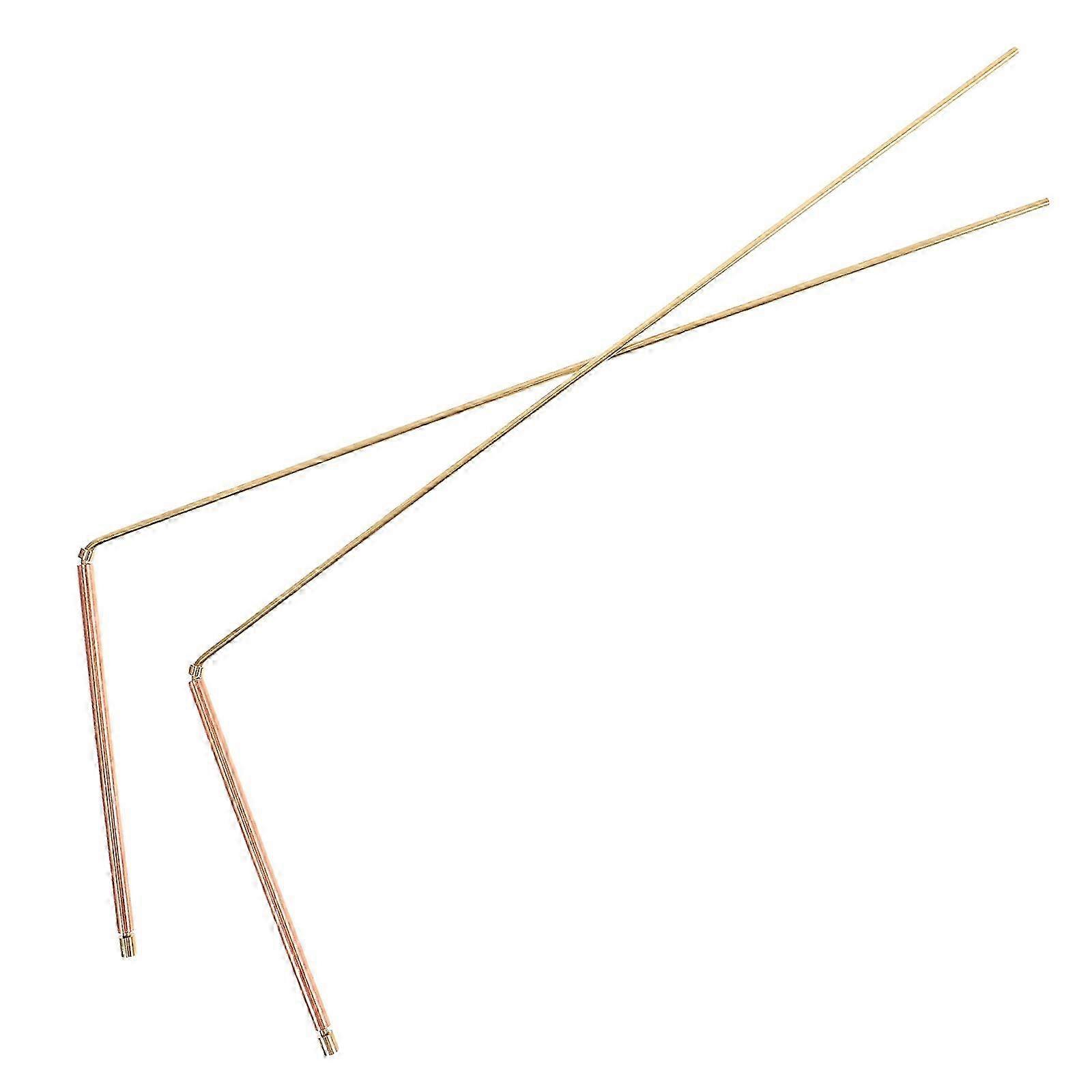 Copper Dowsing Rods Outdoor Exploration Divining Tool 2Pcs Sleek