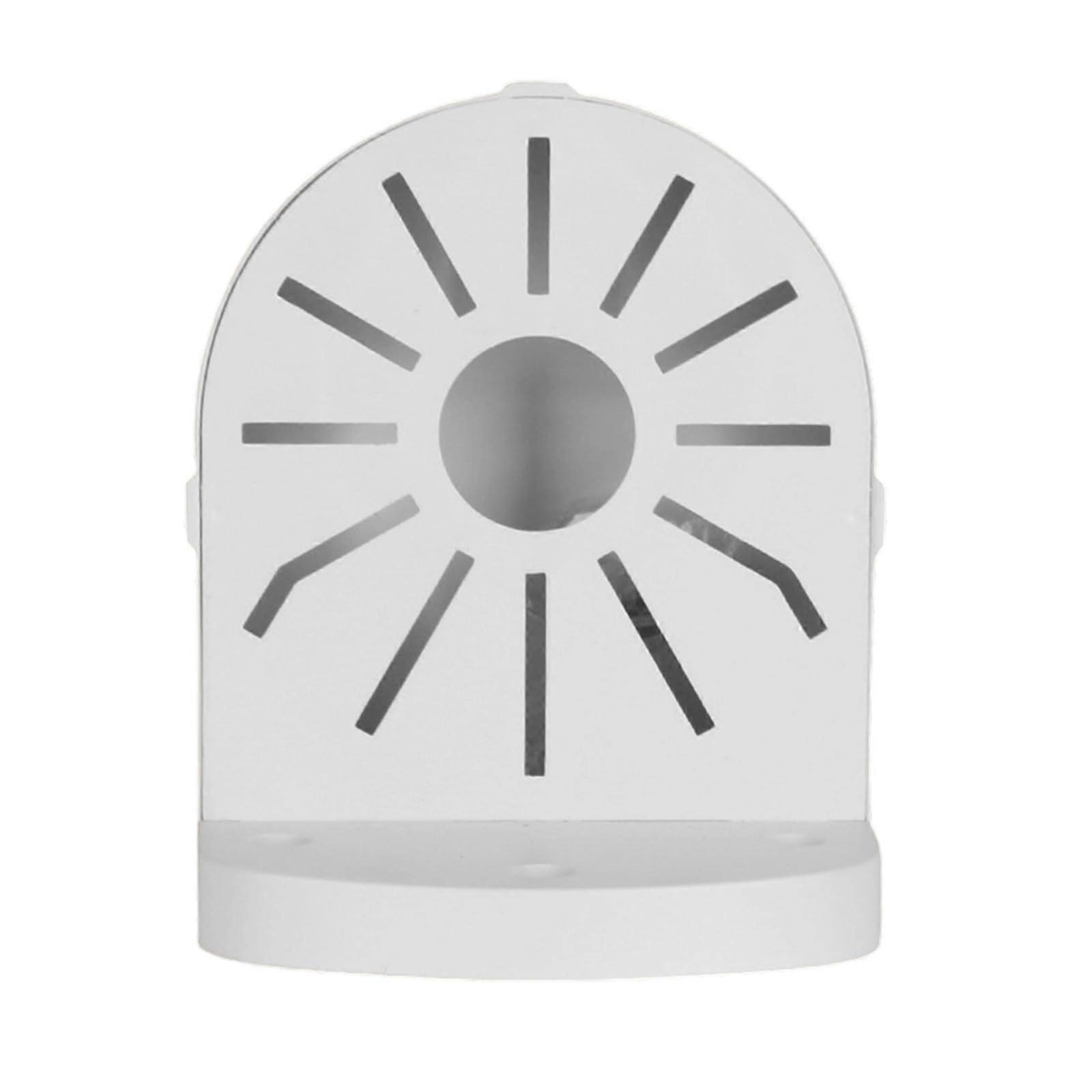 Security Camera Mount Adjustable Waterproof Bracket with Hidden Cable Management and Plastic Base