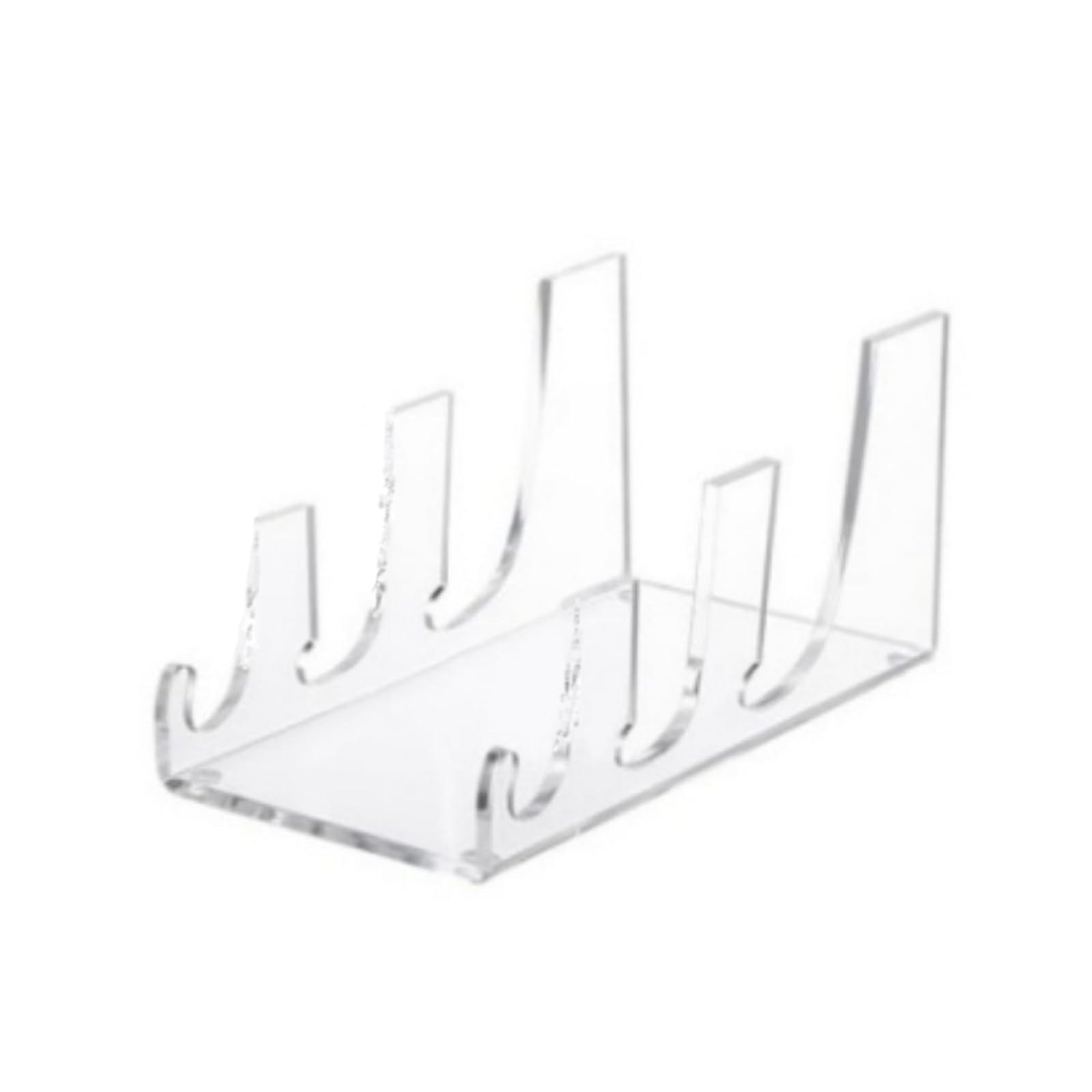 Acrylic Food Display Stand 3 Tier Clear Dinnerware Holder SpaceSaving Rack for Restaurants