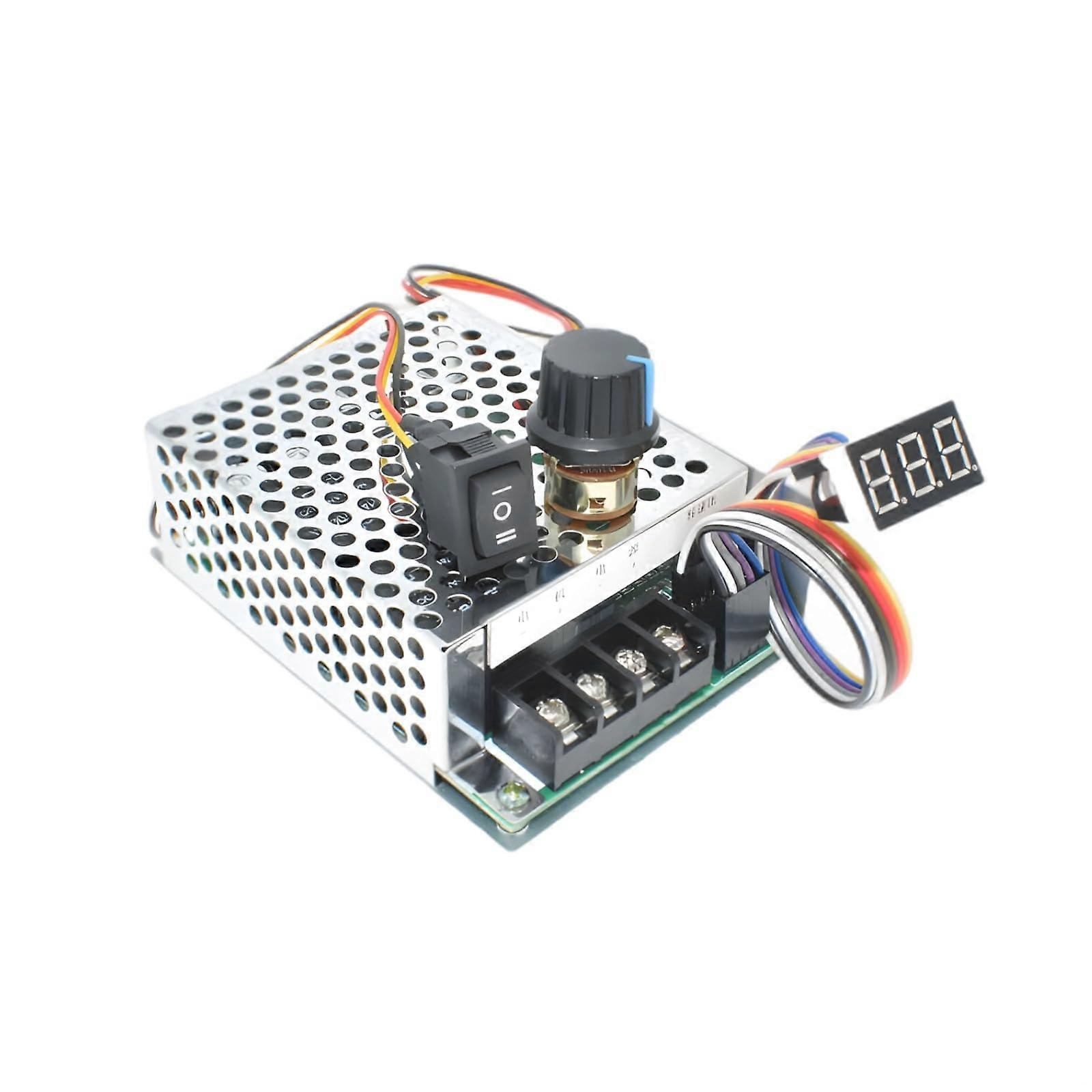 60A PWM DC Motor Speed Controller with Digital Display, 1055V Adjustable Direction