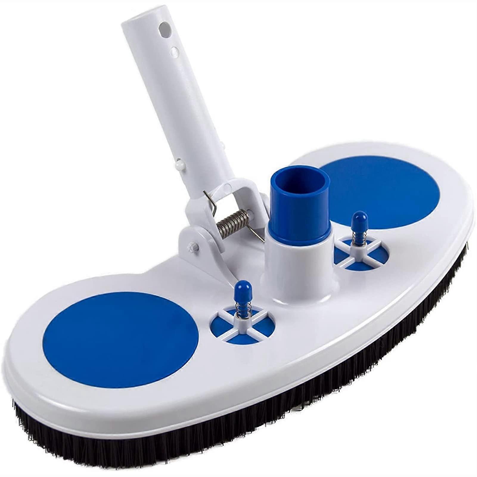 Pool Vacuum Head for Vinyl Liners with Suction Control Valves and Stable Grip Design