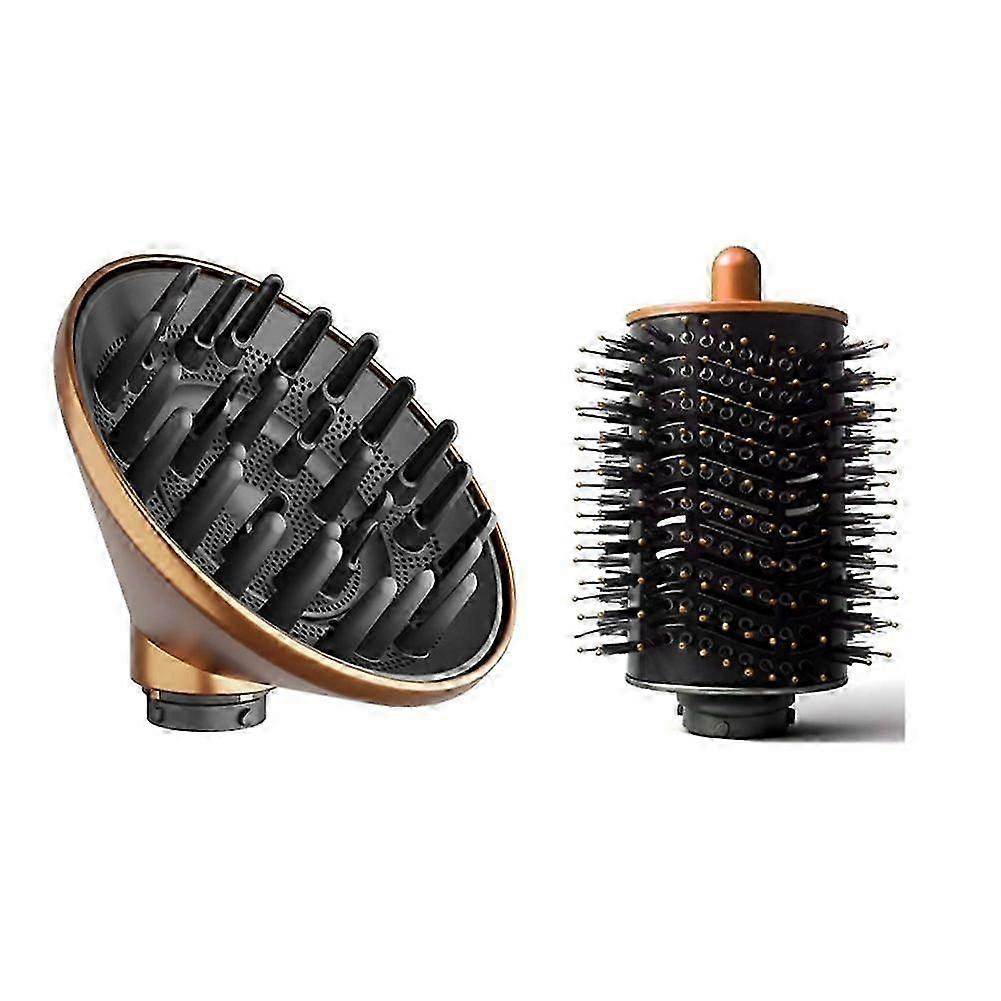 Diffuser+ Curl Diffuser Attachment compatible HS01 HS05 HS08 to Dryer Faster and Define Curls Hair Gold
