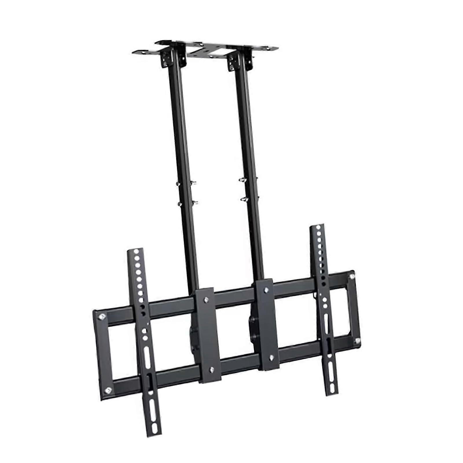 Ceiling TV Mount with Adjustable Height Double Pole for 4090 Inch LED Flat Panel Displays