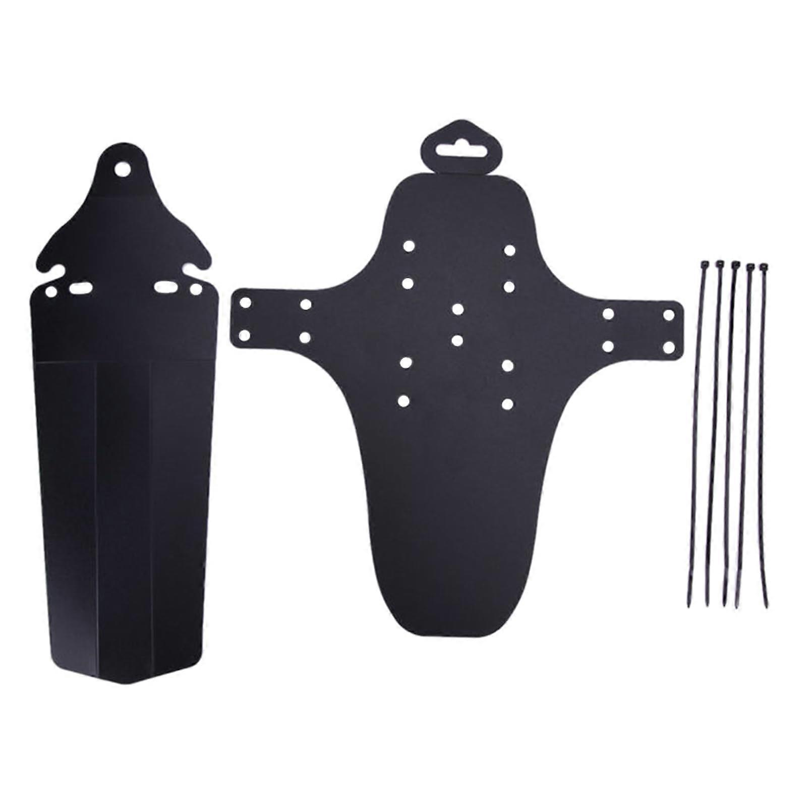 Adjustable Bike Mudguard Set Front and Rear Waterproof Fender with Durable Bendable Material