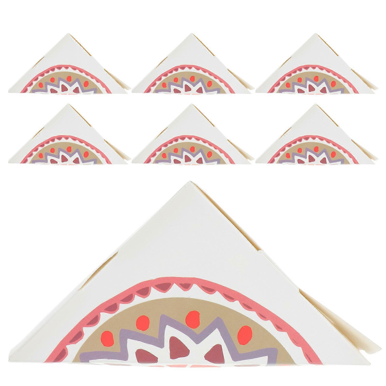 Pastry Sandwich Boxes Paper Material for 12Pcs Food Storage Packaging