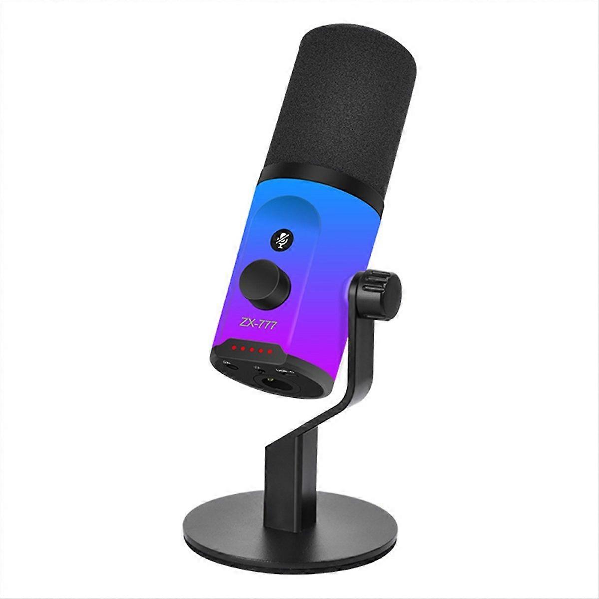 USB/XLR RGB Desktop Dynamic Microphone