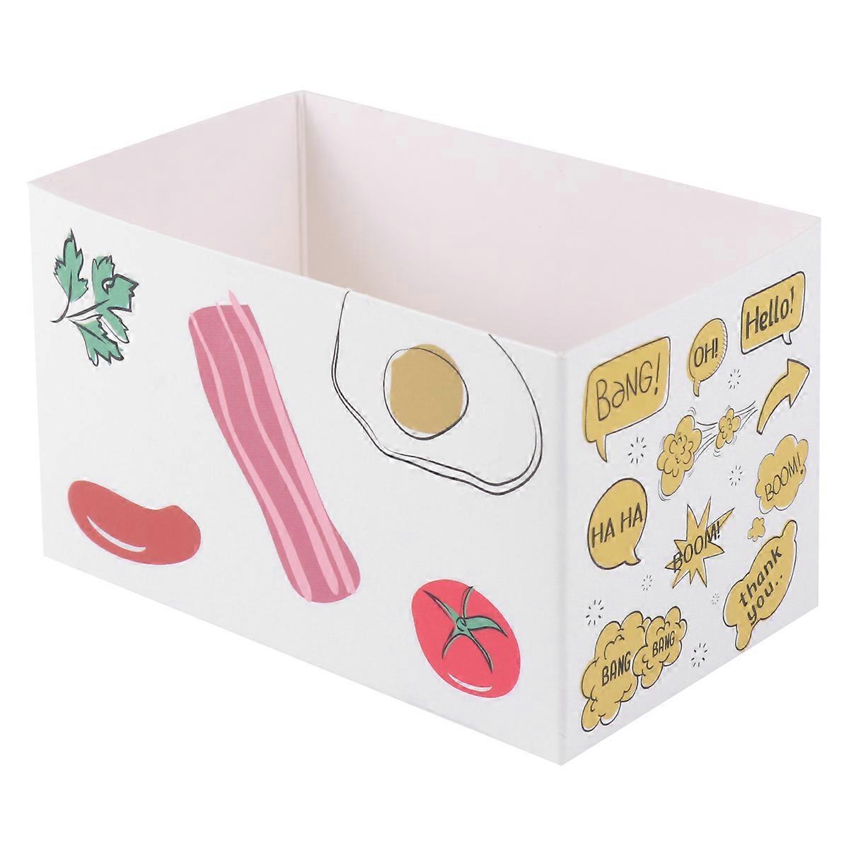 Food Packaging Boxes Paper Sandwich Containers for Storage 20Pcs Color Pattern