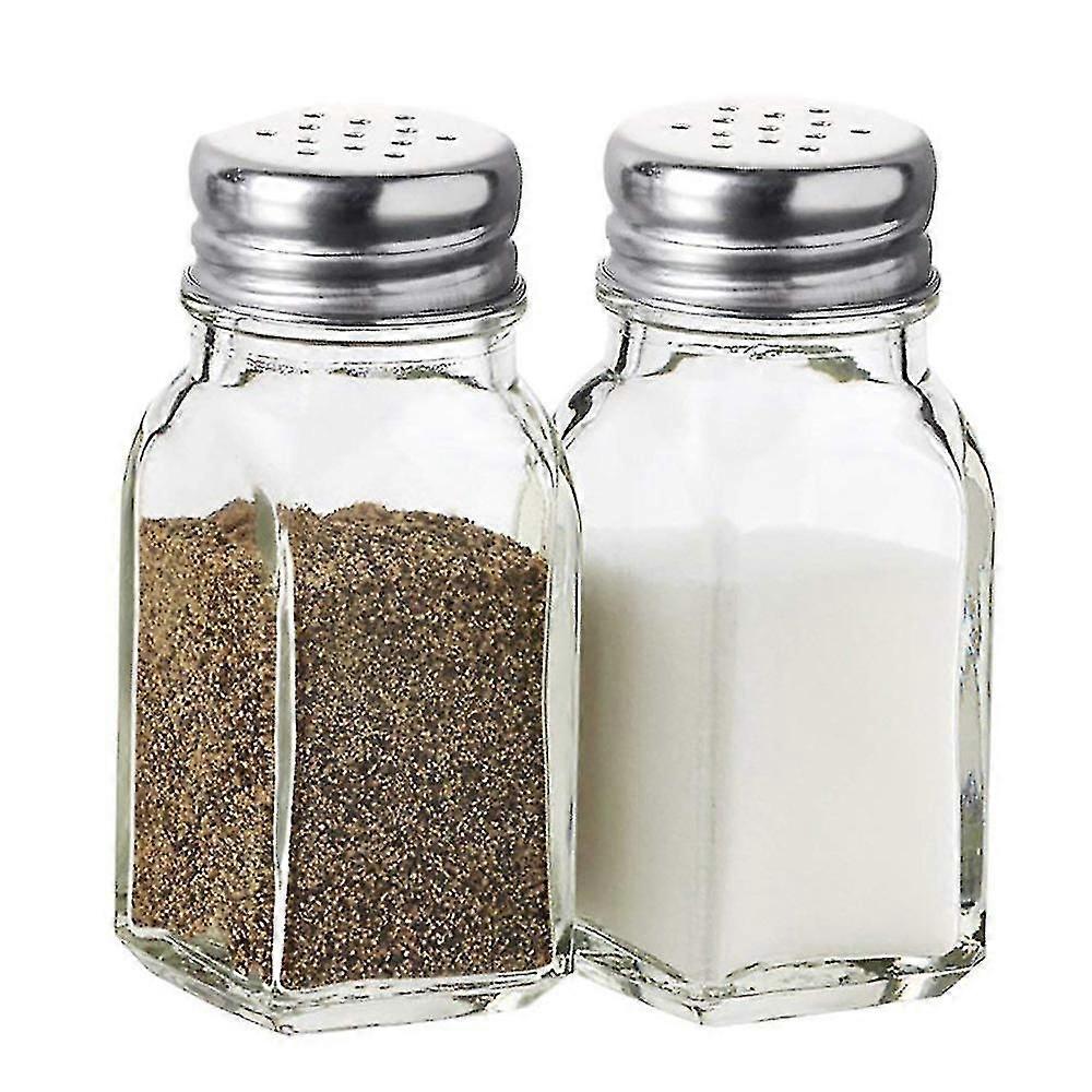 Salt- och pepparkar i glas