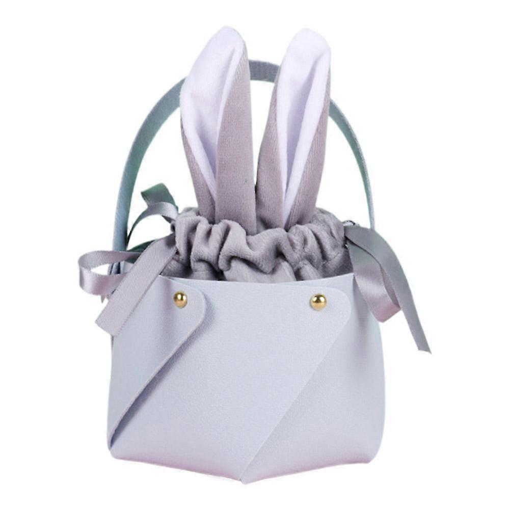 Easter Candy Bag Happy Easter Rabbit Bunny Ears Candy Bag Pouch Storage