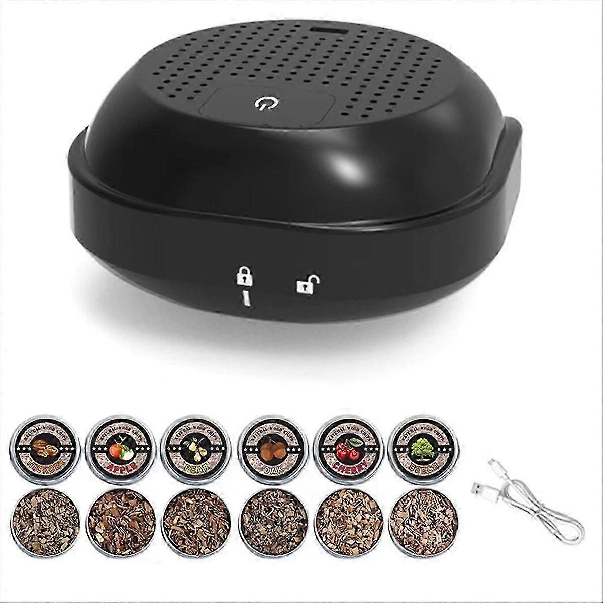 Electric Cocktail Smoker Kit Rechargeable One-Button