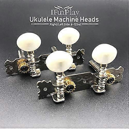 Guitar Tuning Pegs 6Pack ColorCoded Keys for 4 String Ukulele and Mini Guitar Replacement