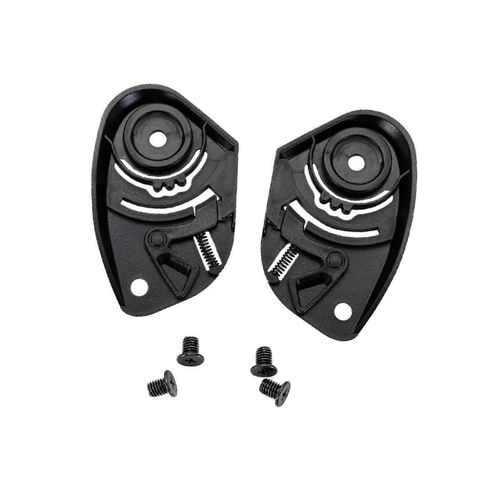 2Pcs Open Face Helmet Base Plates with Visor Mount Replacement, Easy BoltOn Installation