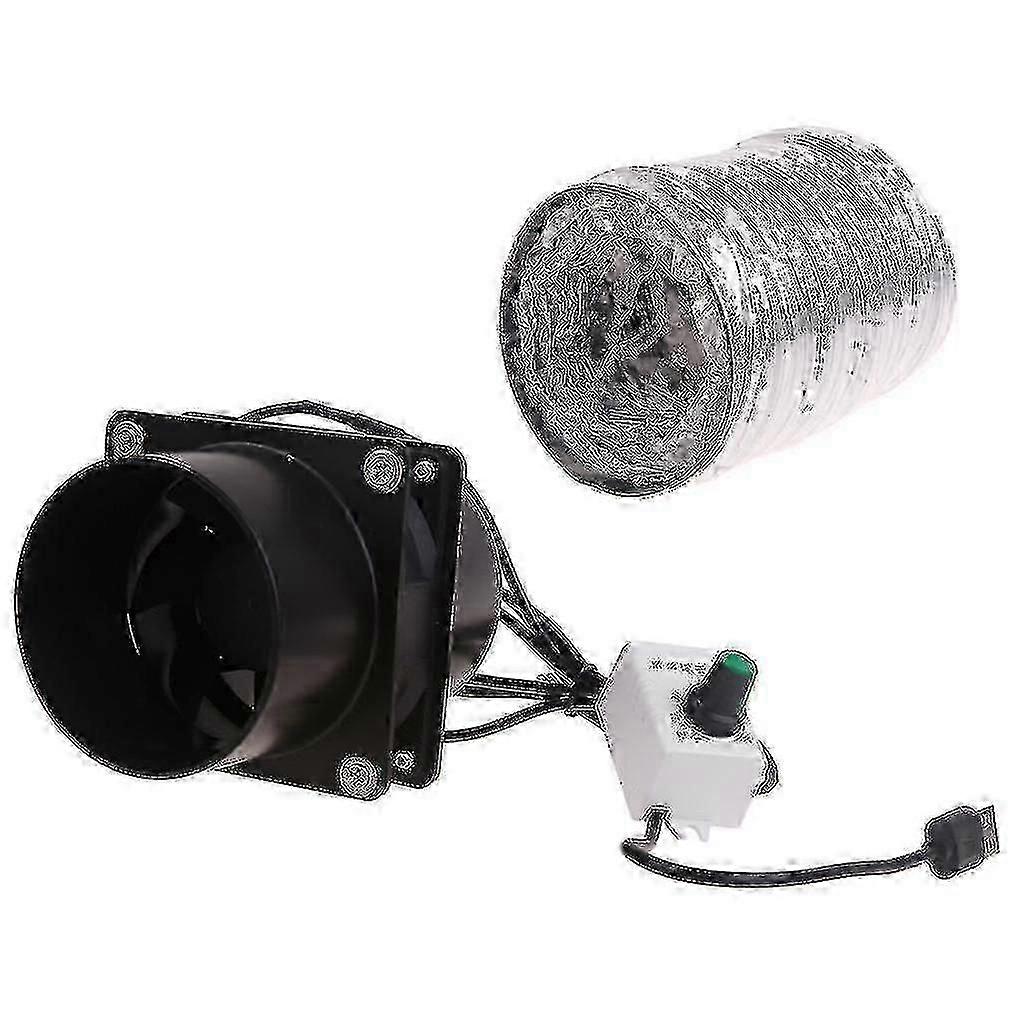 High-performance Ventilation Fan With Powerful Suction And Plastic Duct Pipe