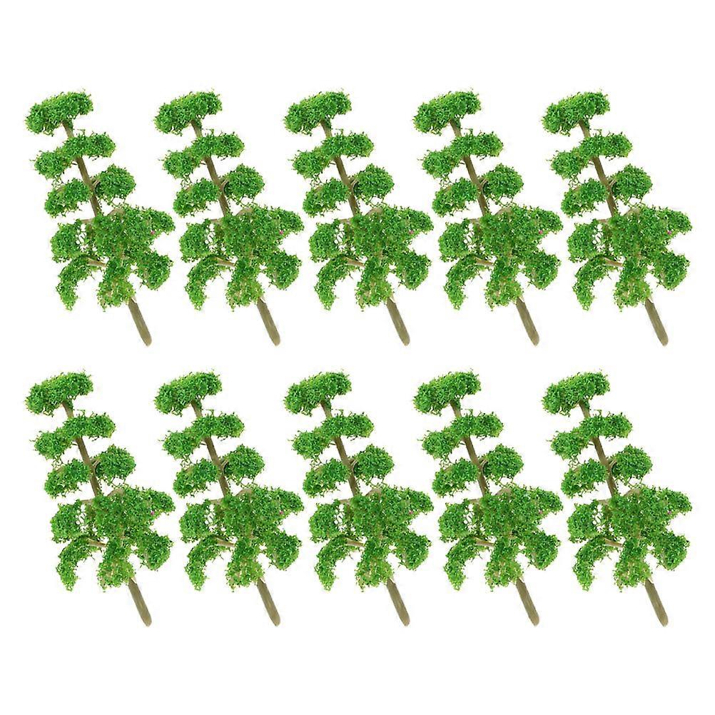 Diorama Trees Model Tree for Decoration 10Pcs Miniature Set