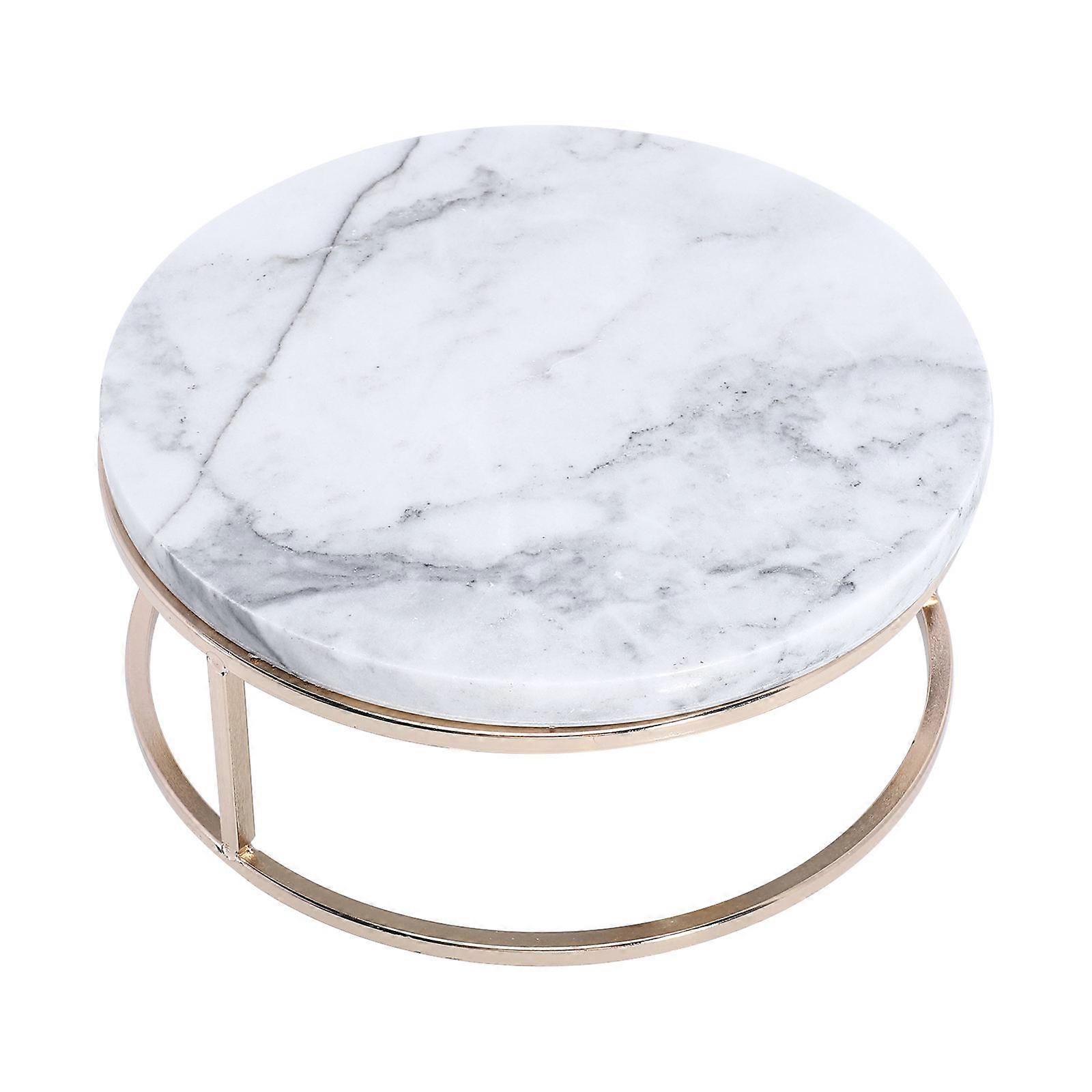 Marble Cake Holder for Dessert Snack Display 2Pcs Set