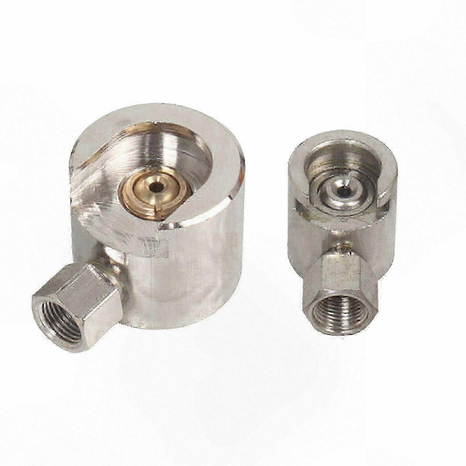 Flat Lubrication Nipple Adapter for Grease Press Systems, Sliding Coupling Component