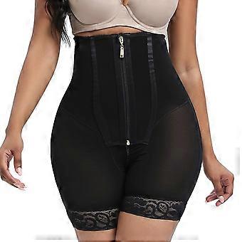 High Waist Shapewear Pants – Zipper & Button Closure – for Postpartum Daily Firming Compression Tummy Control