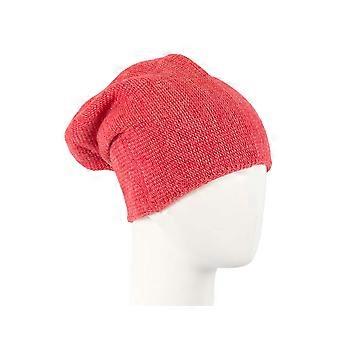 European made woven coral beanie JR001CR