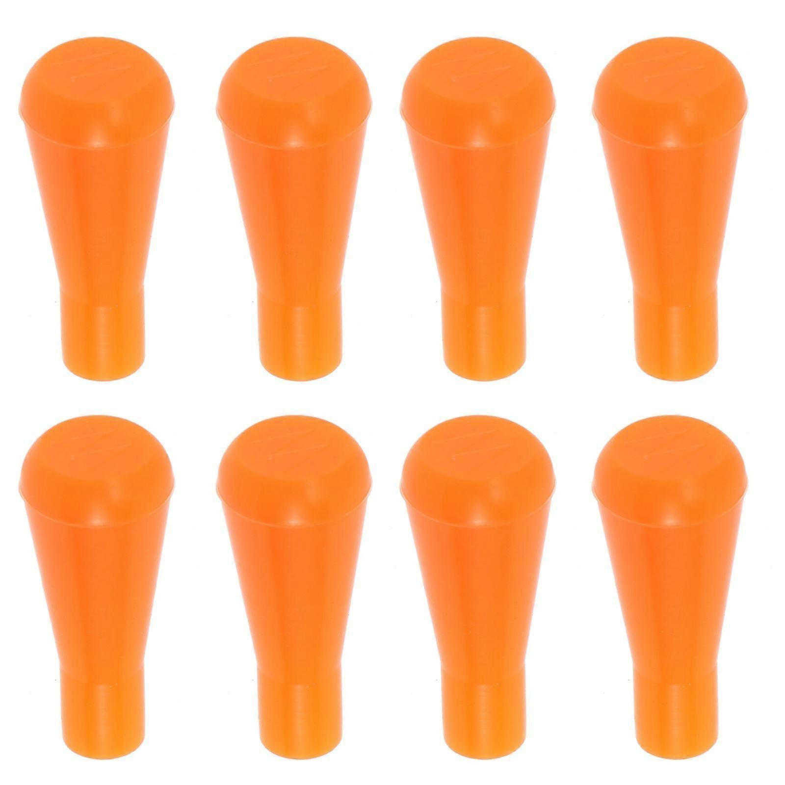 Orange Rubber Arrowheads Tips for Safety 10Pcs Kit