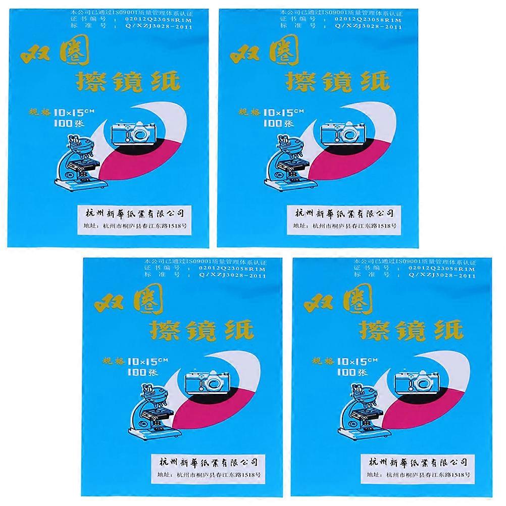 400pcs Special Microscope Cleaning Paper Single Use Microscope Cleaning Tissue