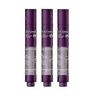 3X DR. Groot hårförtjockande serum för håravfall, tunt hår, hårvård, hårbottenbehandling, tjockare hår, minskar olja, roll-on 15ml
