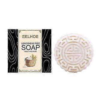 Anti Hair Loss Rice Shampoo Bar, Longsheng Rice Shampoo Bar, Shampoo Soap With Rice Water Extract & Natural Ingredients, For Hair Care, Dry Damaged Ha