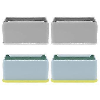 4 stk kattesand scoop oppbevaringsholder plastboks gjenbrukbar søppelspade arrangør