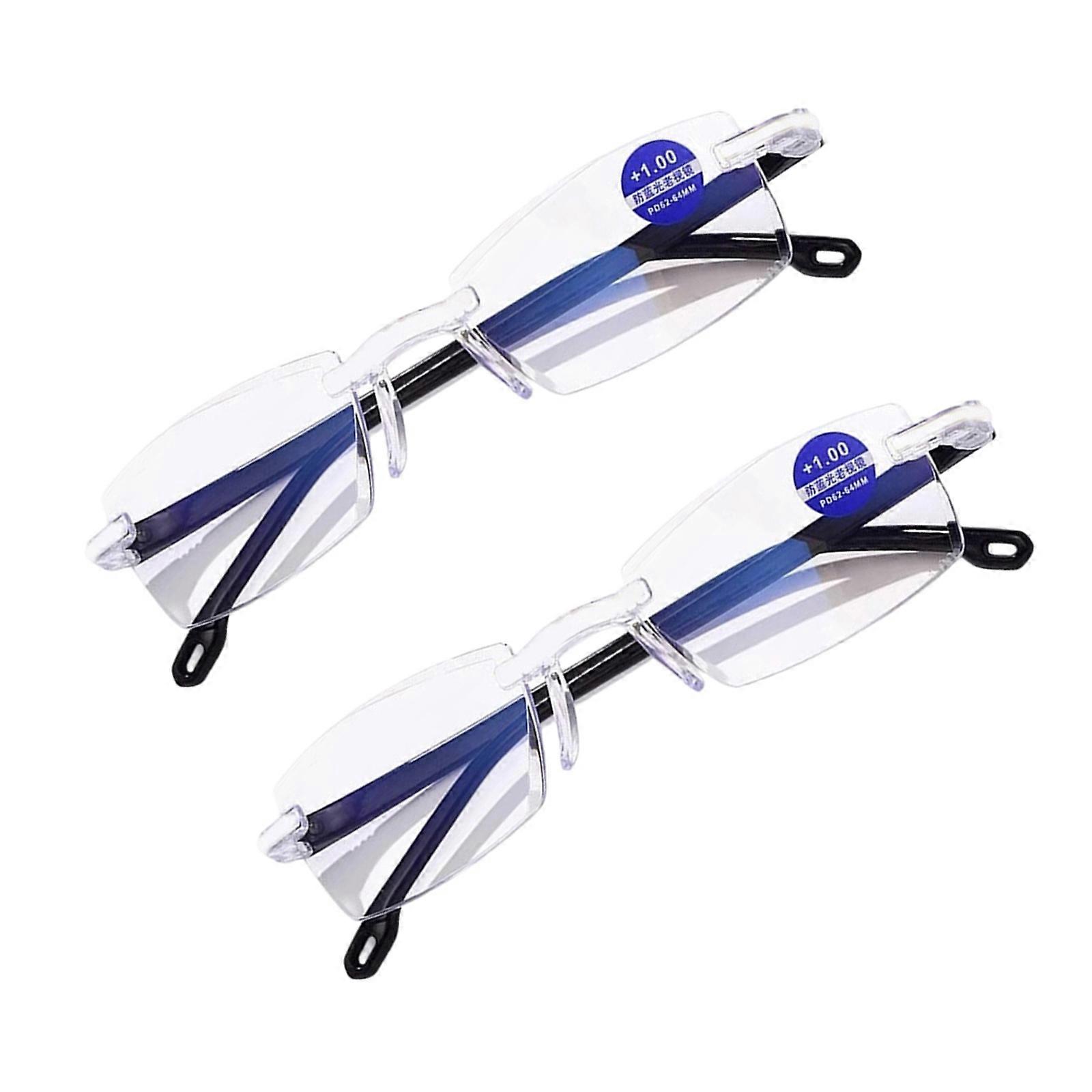 Reading Spectacles PC Reading Glasses With Magnifying Function Design For Seniors Multicolor