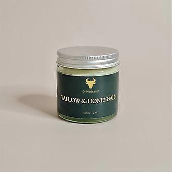 60ml Organic Honey Butter Lip Balm, Moisturizing Anti-Chapped Lip Care, Reduces Lip Lines