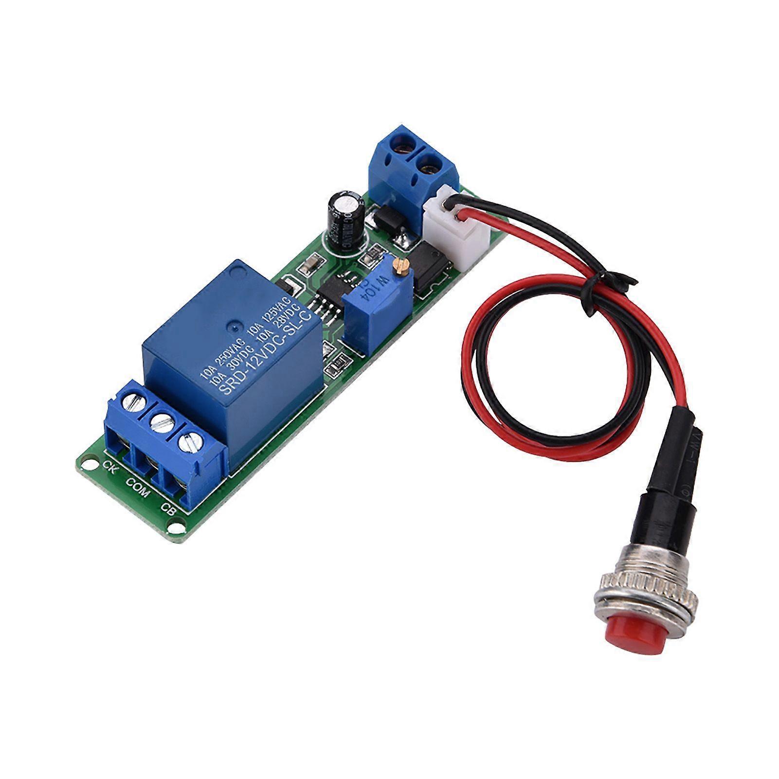 DC 12V Adjustable Timer Delay Turn OFF Module Timing Relay Time Switch 1~10sec