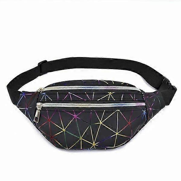 Waist Bag with Cool Rainbow Pattern