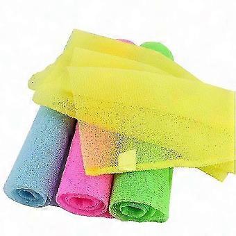 Body Exfoliating Washcloth Nylon Scrub Towel for Gentle Cleansing Smooth Skin Beauty Care