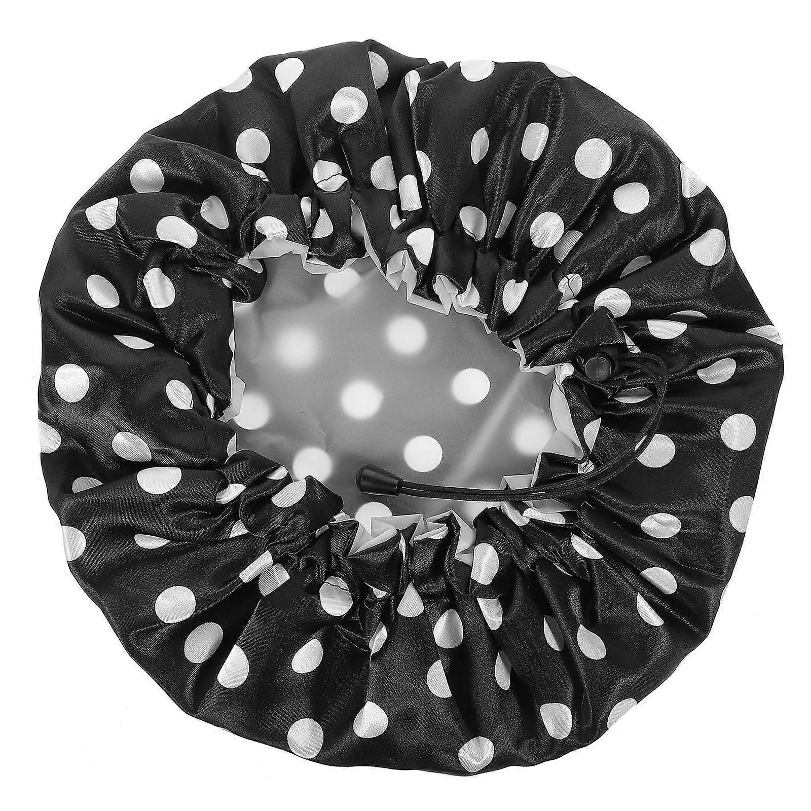 Waterproof Shower Cap Bonnet Accessory for Shower Use Adjustable