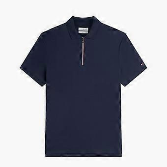Tommy Hilfiger Polos Mw0mw43269 Liquid Cotton Zip Reg Po