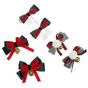6 stk Hair Bows Clips Bow Hair Barrettes Hair Styling tilbehør for tenåringsjenter