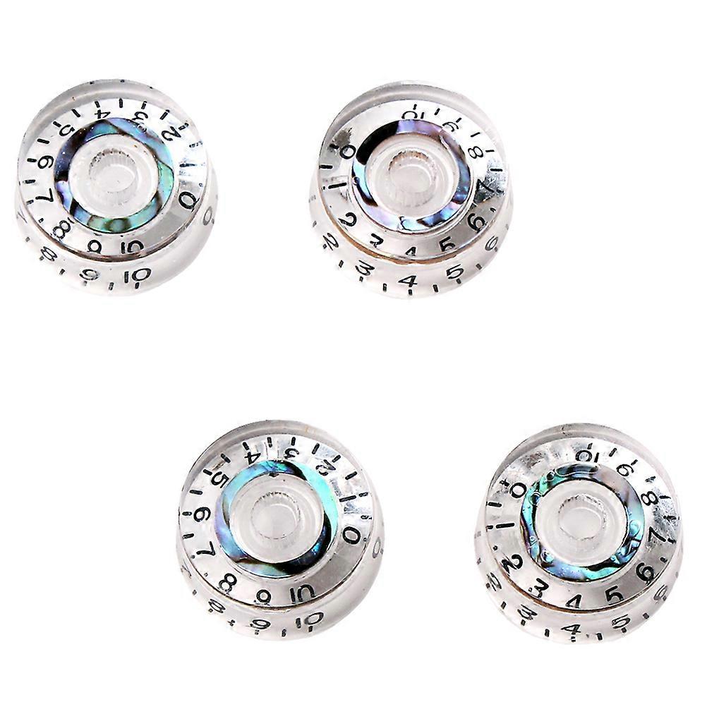 4PCS/Set Round Guitar Knobs Volume Tone Control Knobs Rotary Knobs Epiphone Style Electric Guitar Parts Replacement GD43