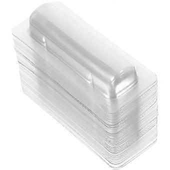 50 Pcs Clair Baume À Lèvres Détenteurs D’argent Transparent Baume À Lèvres Pochettes D’argent Baume À Lèvres Conteneurs