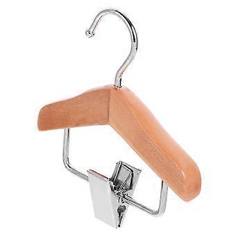 Dog Clothing Hanger Wooden Pet Clothes Hanger for Home 2Pcs Wood Material