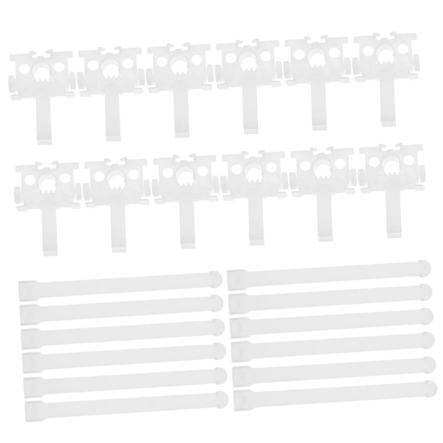 Vertical Blind  Kit with Durable Plastic Carrier Clips for Smooth Operation and Quick Window Fix