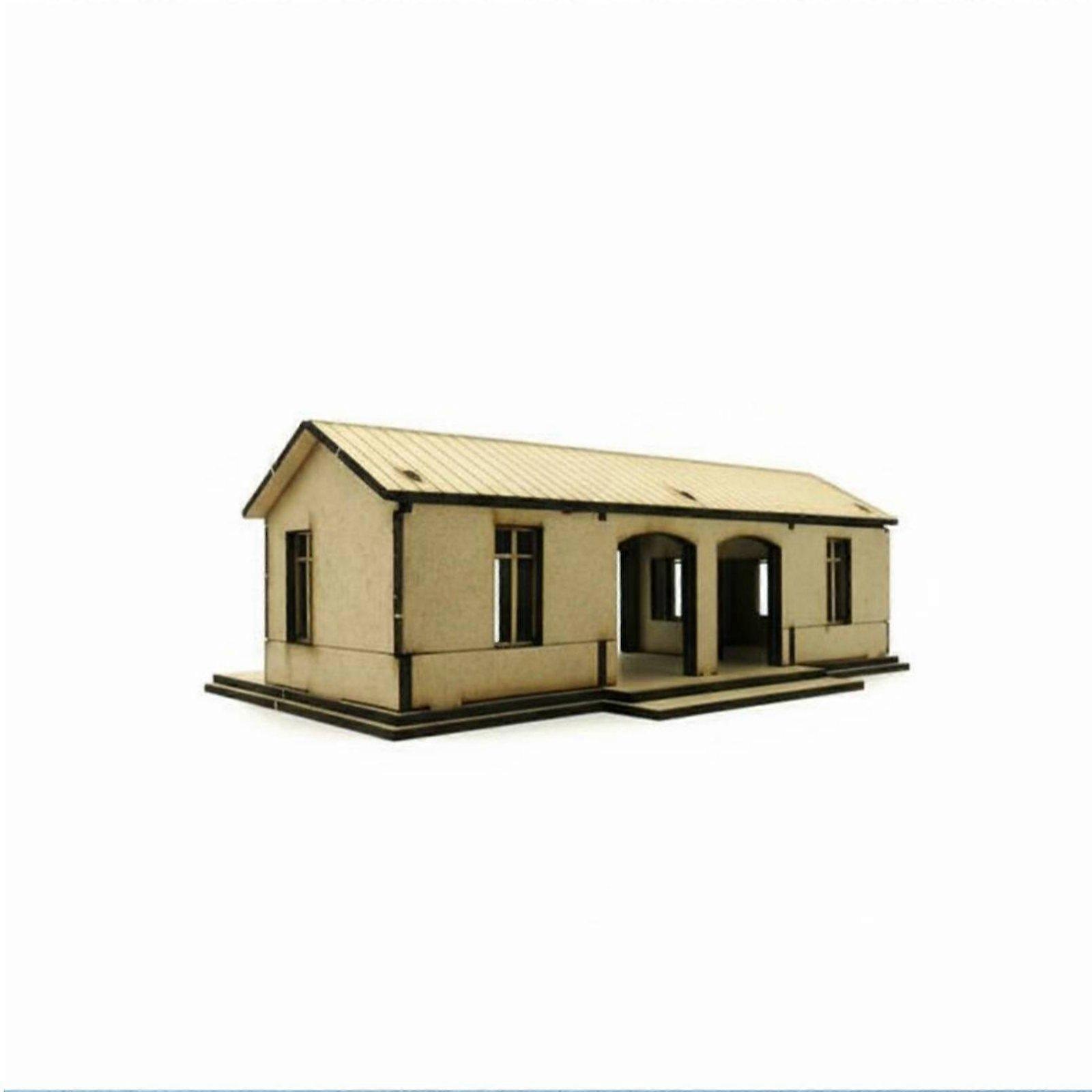 1/72 Scale Supply Station Model Realistic Design for Wargaming