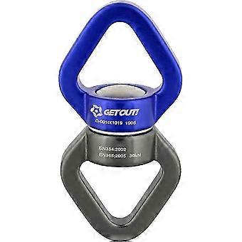 360 Rotating Swing Swivel Hardware, 2500lb Capacity Aluminum Alloy, Smooth Rotation, Prevent Rope Tangling, for Tire Swing, Hammock, Boxing Bag