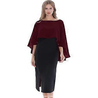 Capelets en mousseline de soie transparente pour femmes Châles élégants pour robes de soirée et mariages