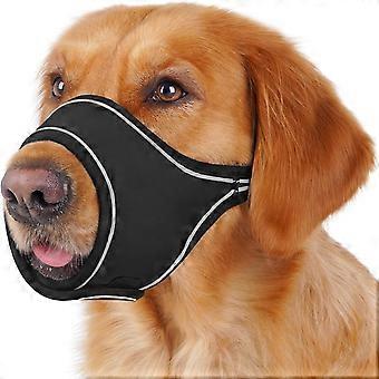 Soft Dog Muzzle for Medium Sized Dogs to Prevent Biting Chewing | Training, Vet Visits, Grooming, for Border Collie, Beagle, with Buckle A